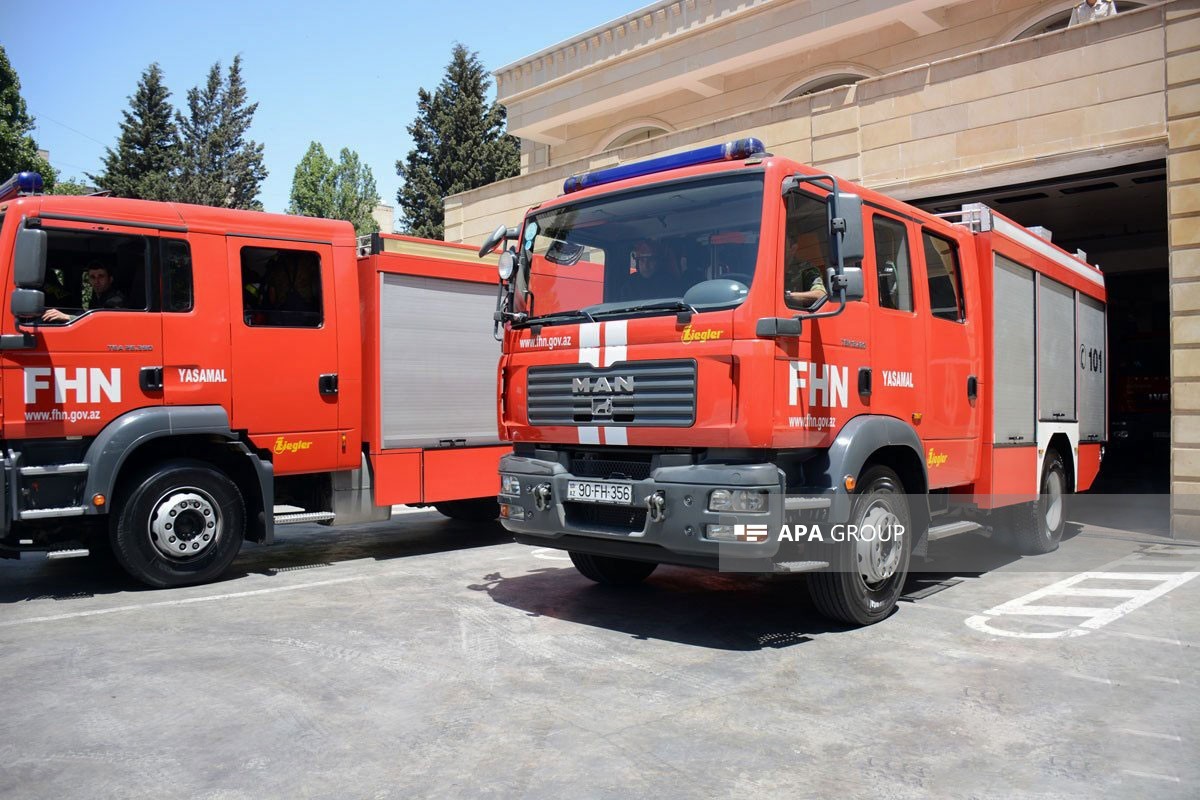 FHN : Ötən həftə 412 yanğına çıxış olub, 41 nəfər xilas edilib - VİDEO