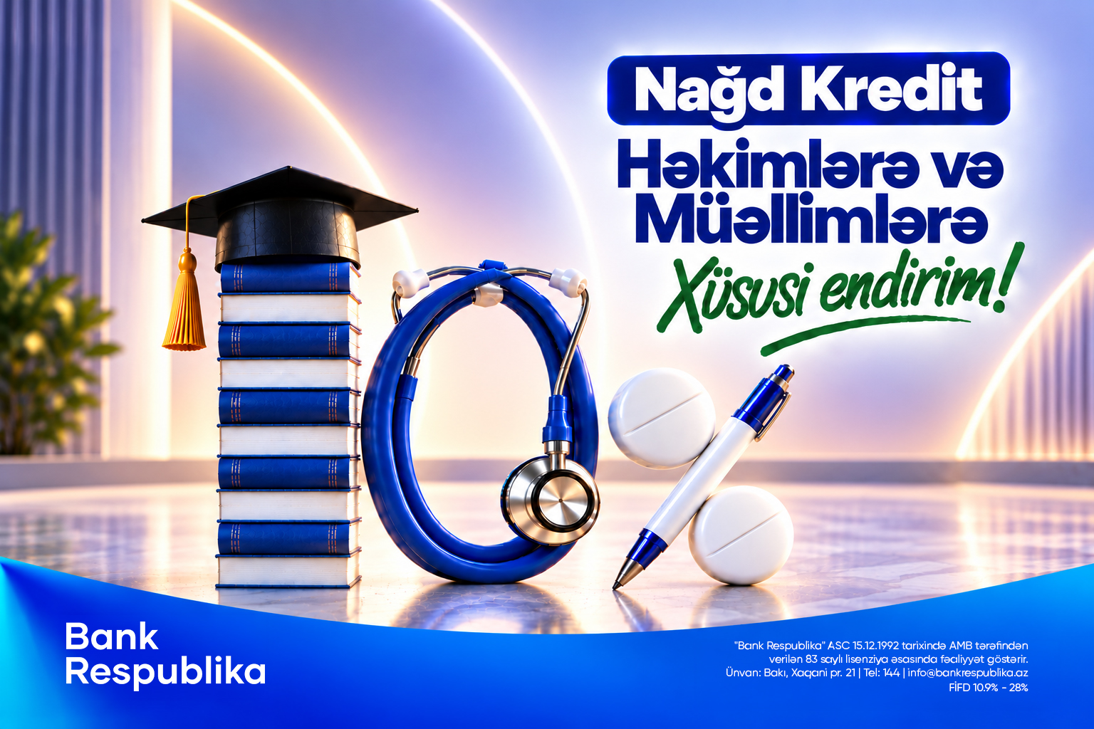 Həkim və müəllimlərə Bank Respublika-dan xüsusi fürsət!