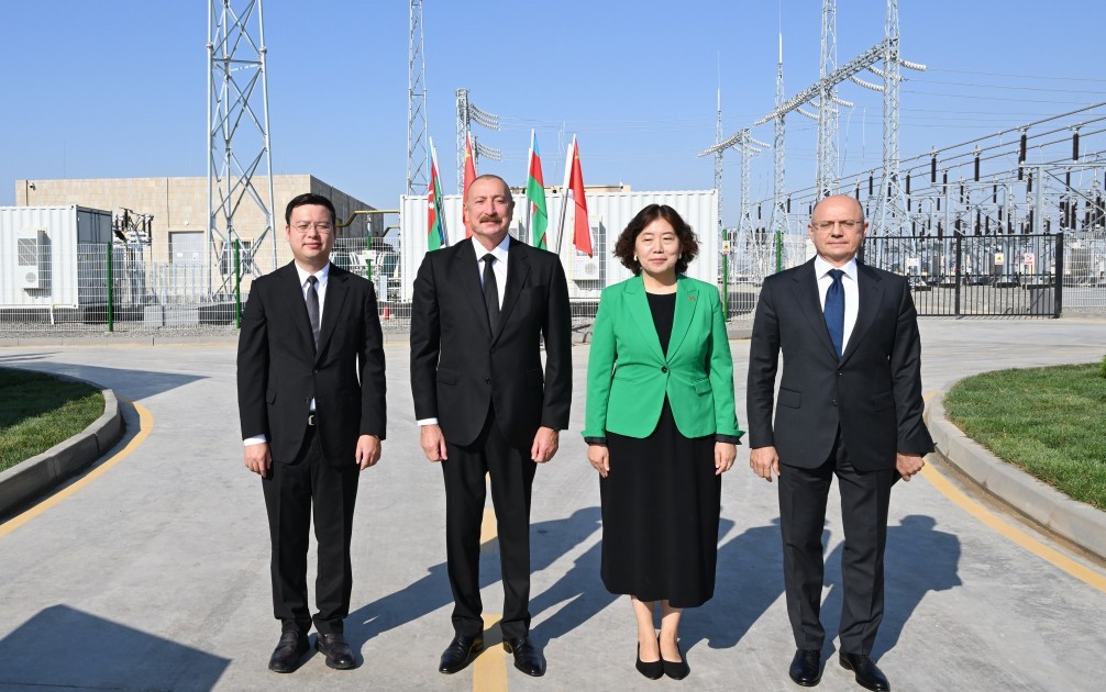 İlham Əliyev “Qobustan” Günəş Elektrik Stansiyasının açılışında iştirak edib - FOTOLAR