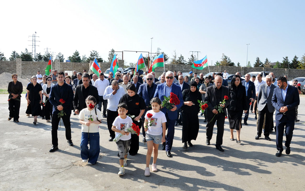 Antiterror əməliyyatları şəhidi Tural Cahangirov anıldı - Fotolar