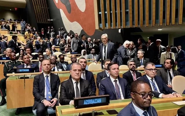 Ceyhun Bayramov BMT Baş Assambleyasının 81-ci sessiyasının açılışında - FOTO