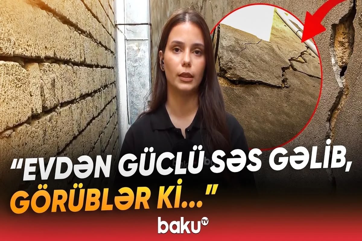 Binəqədidə sakinləri evlərindən didərgin salan hadisə - Video