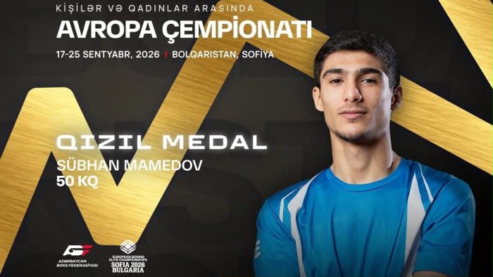 Sübhan 15 il sonra ilkə imza atdı - Avropa çempionudur