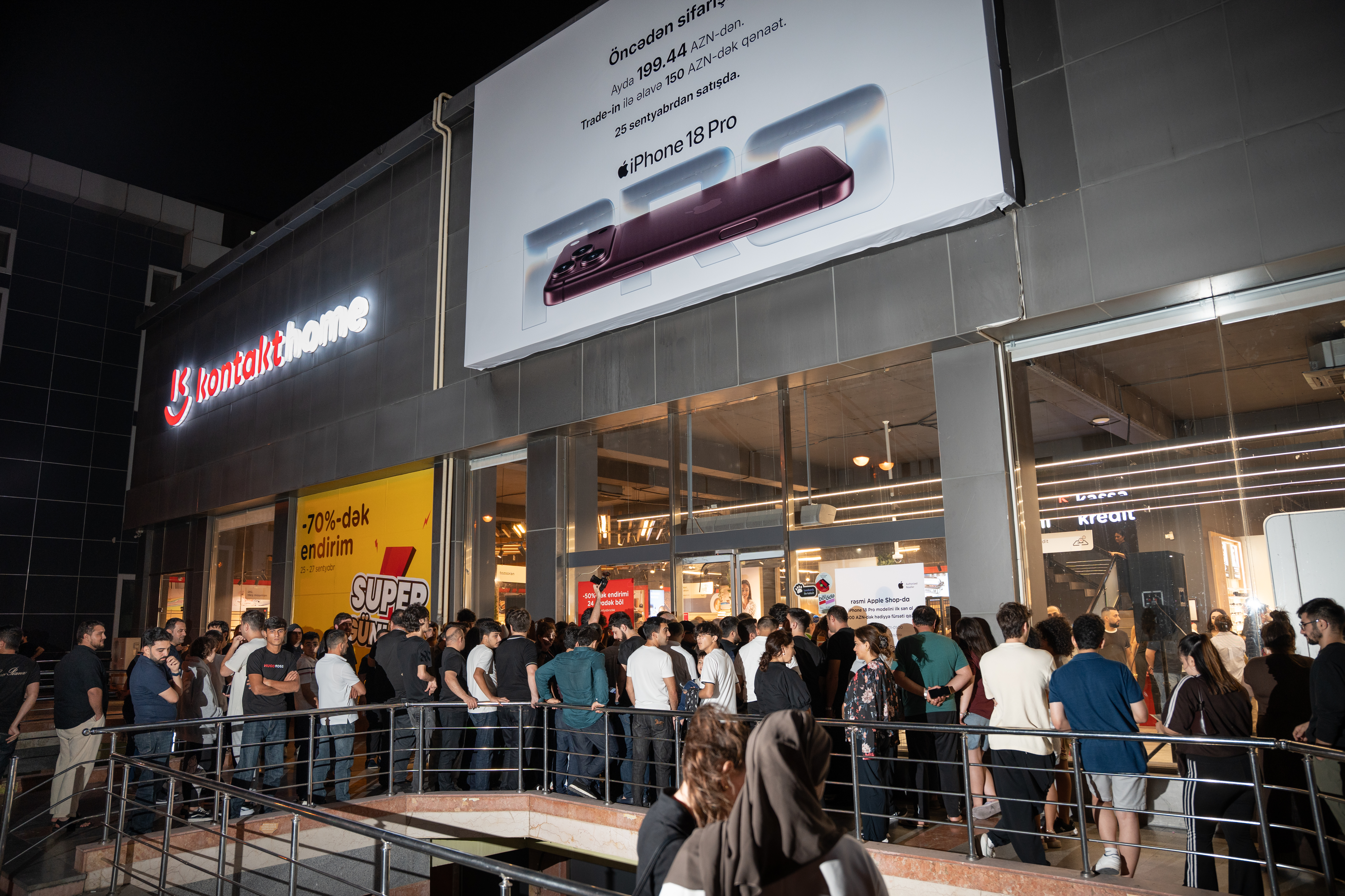 “Kontakt”da “iPhone 18 Pro” seriyasına axın: 4-cü il ardıcıl satış rekordu – FOTO