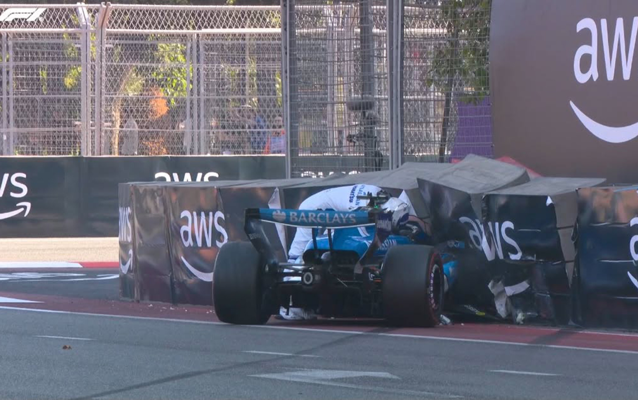 Formula 1 Azərbaycan Qran-Prisində ilk qəza