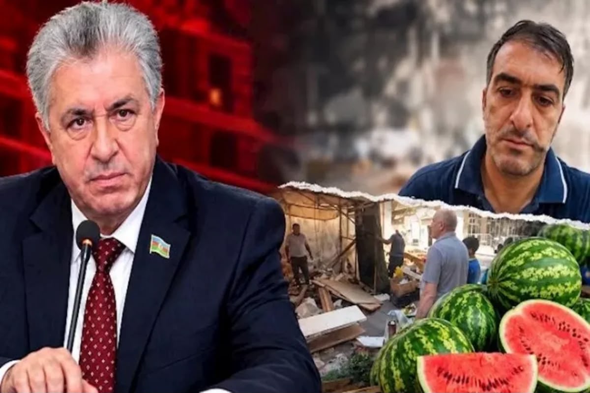 Deputatla insident yaşayan həmin qarpız satanın işsizliyi həll olundu