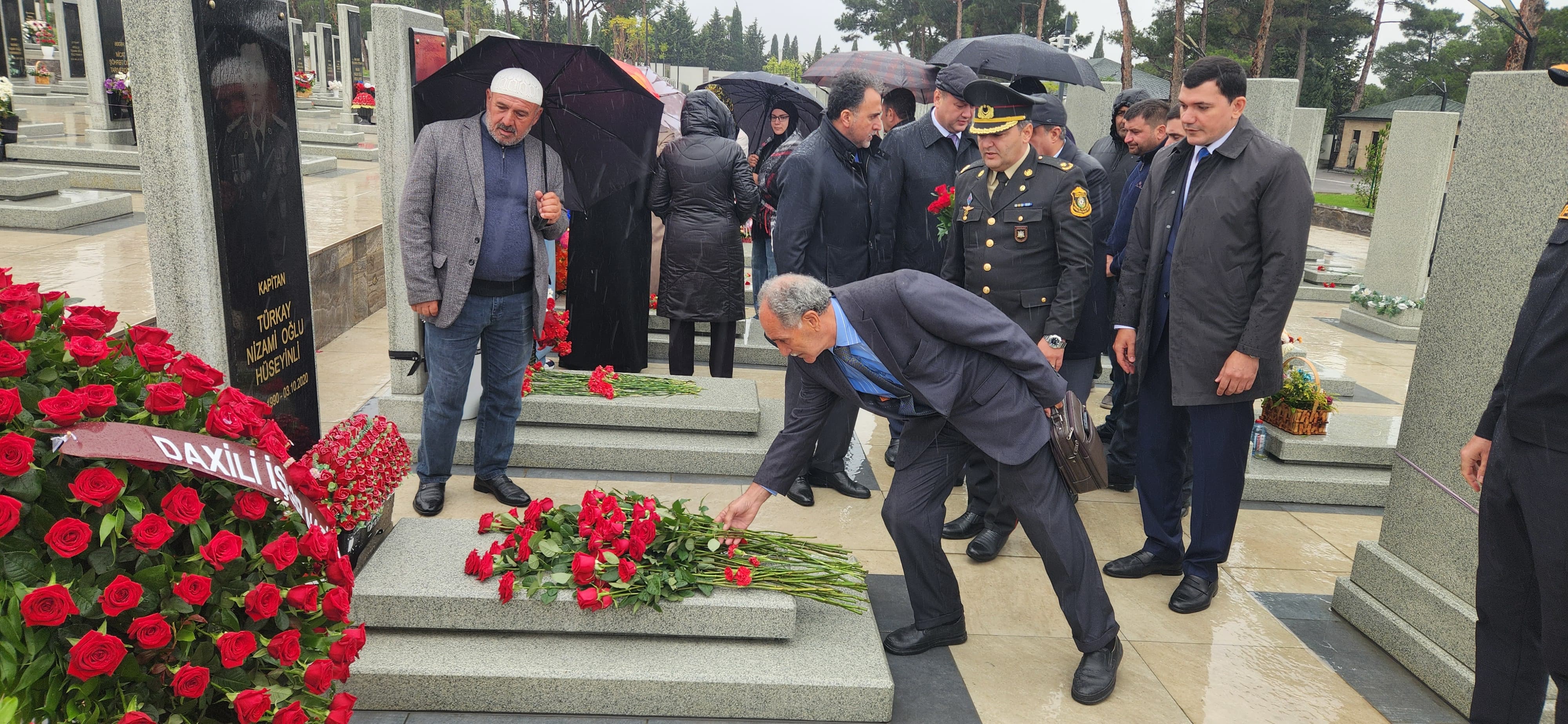 Şəhid Nizami Hüseynlinin anım mərasimi keçirildi - Fotolar