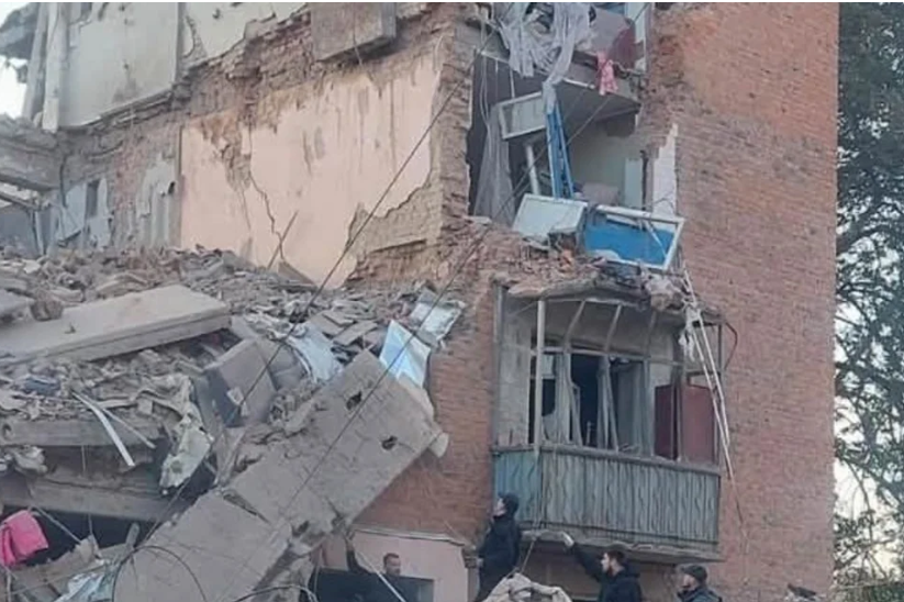Ukraynaya raket zərbəsi nəticəsində 13 nəfər ölüb