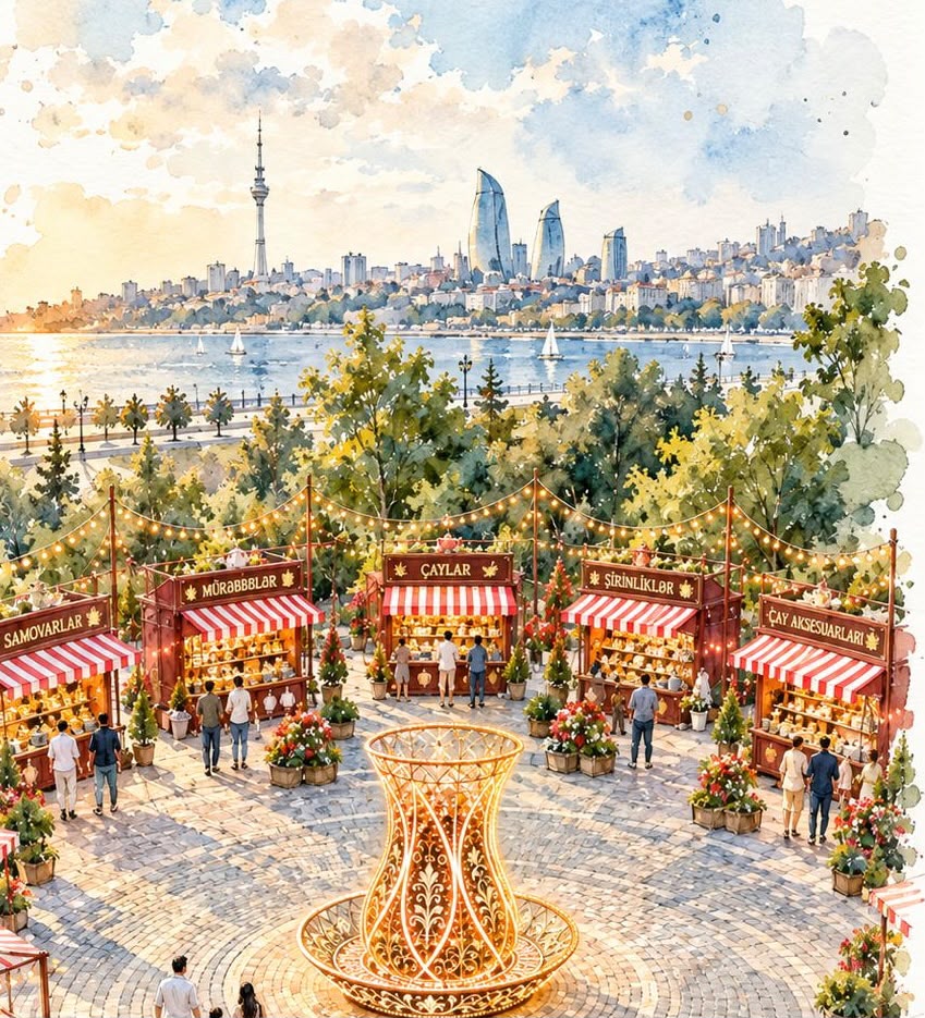Bakı bulvarı bu dəfə çaysevərləri bir araya gətirəcək
