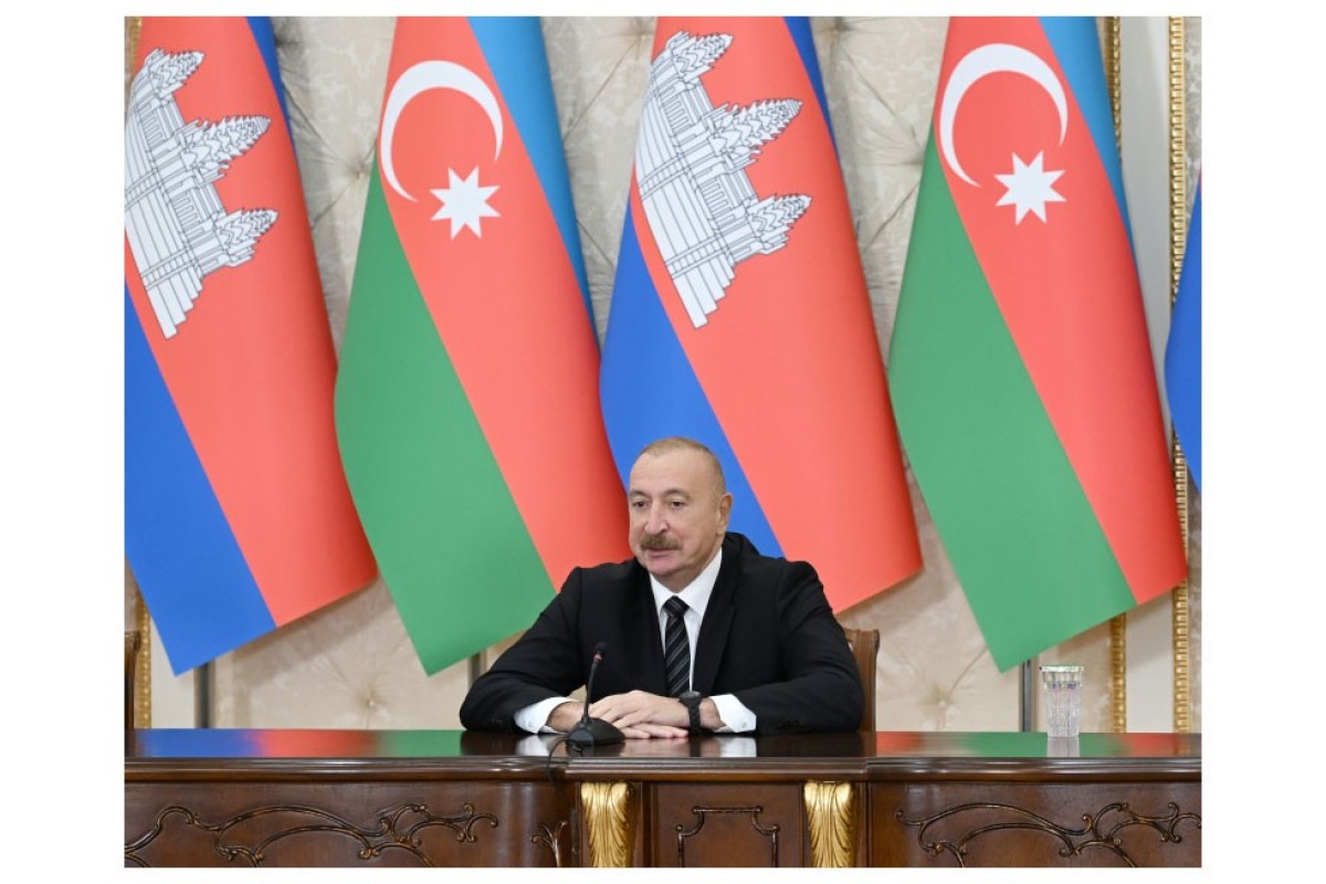 İlham Əliyev: Azərbaycan və Kamboca sülhü, təhlükəsizliyi inkişafın əsas şərti hesab edir