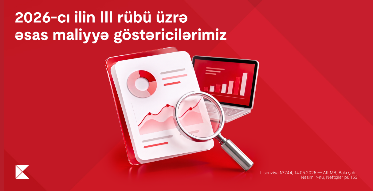 Kapital Bank-ın xalis mənfəəti 2026-cı ilin ilk 9 ayında 29,6% artıb