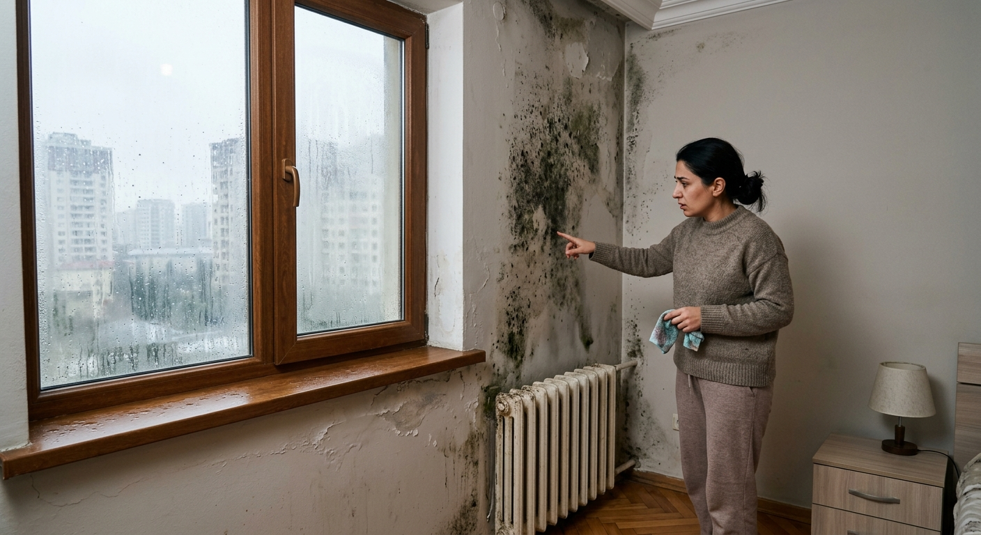 Evinizin divarları nəmlənir? – Çıxış yolu BUDUR