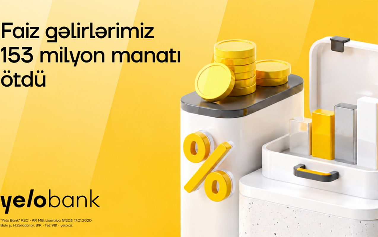 “Yelo Bank” 2026-cı ilin 3-cü rübünü artımla başa vurdu