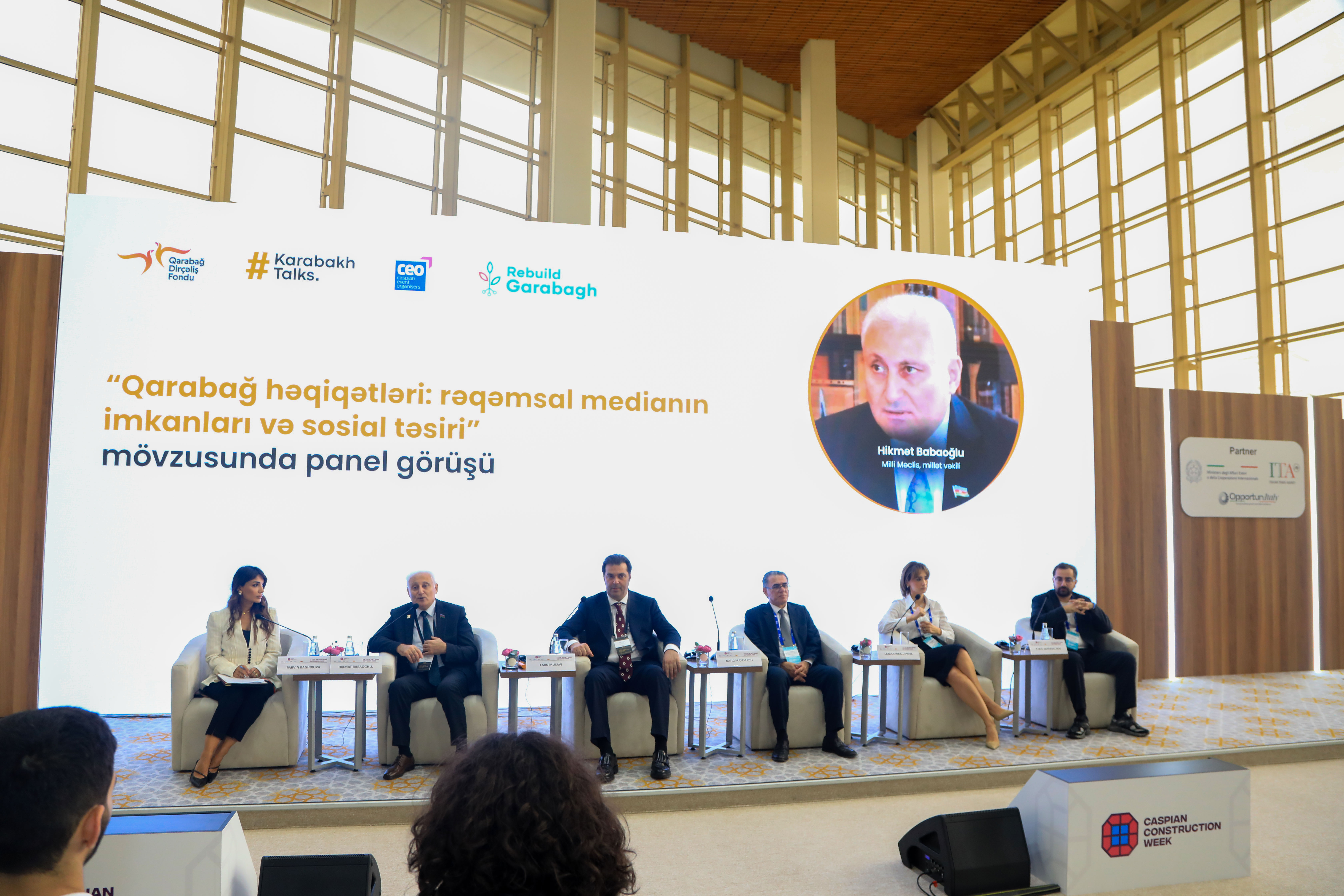 “Qarabağ həqiqətləri: rəqəmsal medianın imkanları və sosial təsiri” mövzusunda panel görüşü keçirilib