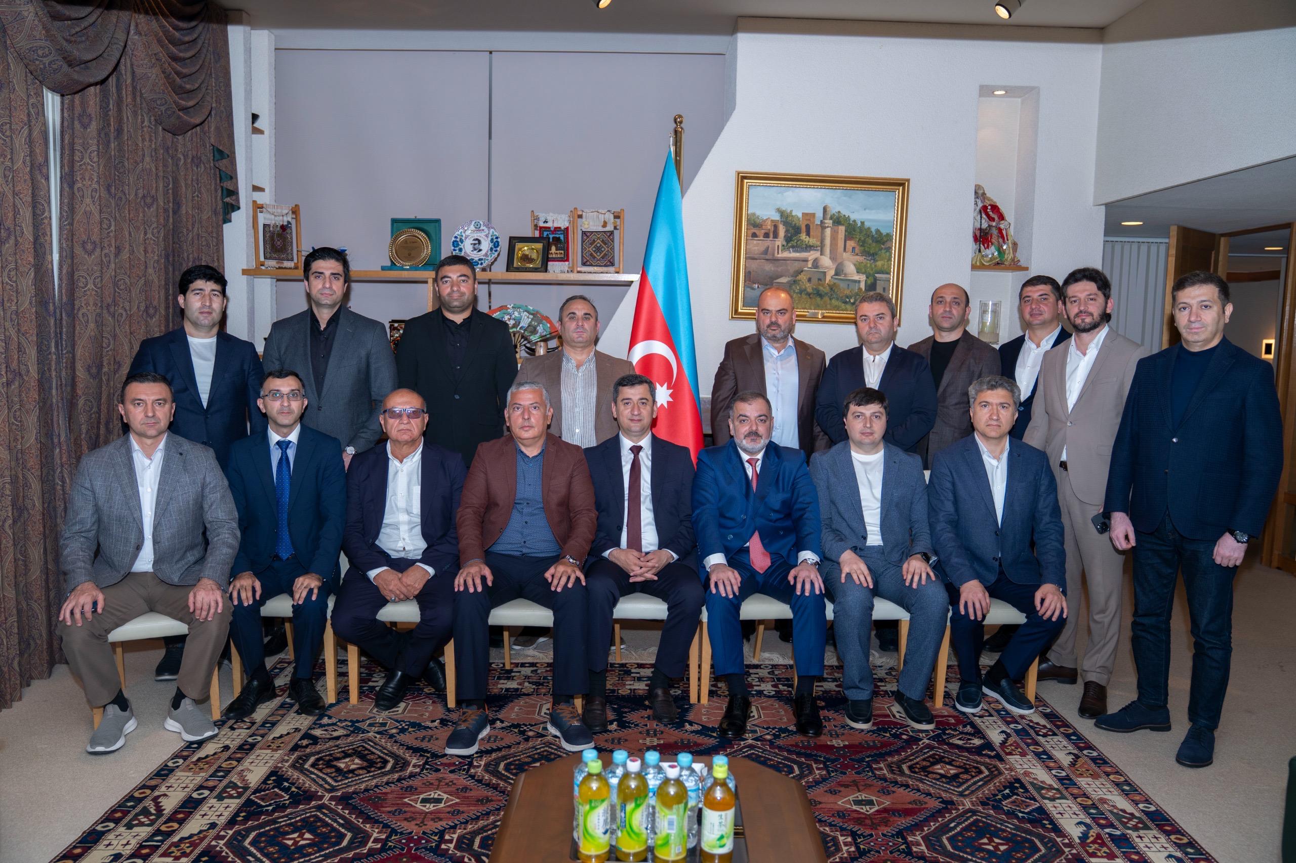 İCMA nümayəndələri Yaponiyada Azərbaycan səfiri ilə görüşüblər - FOTOLAR