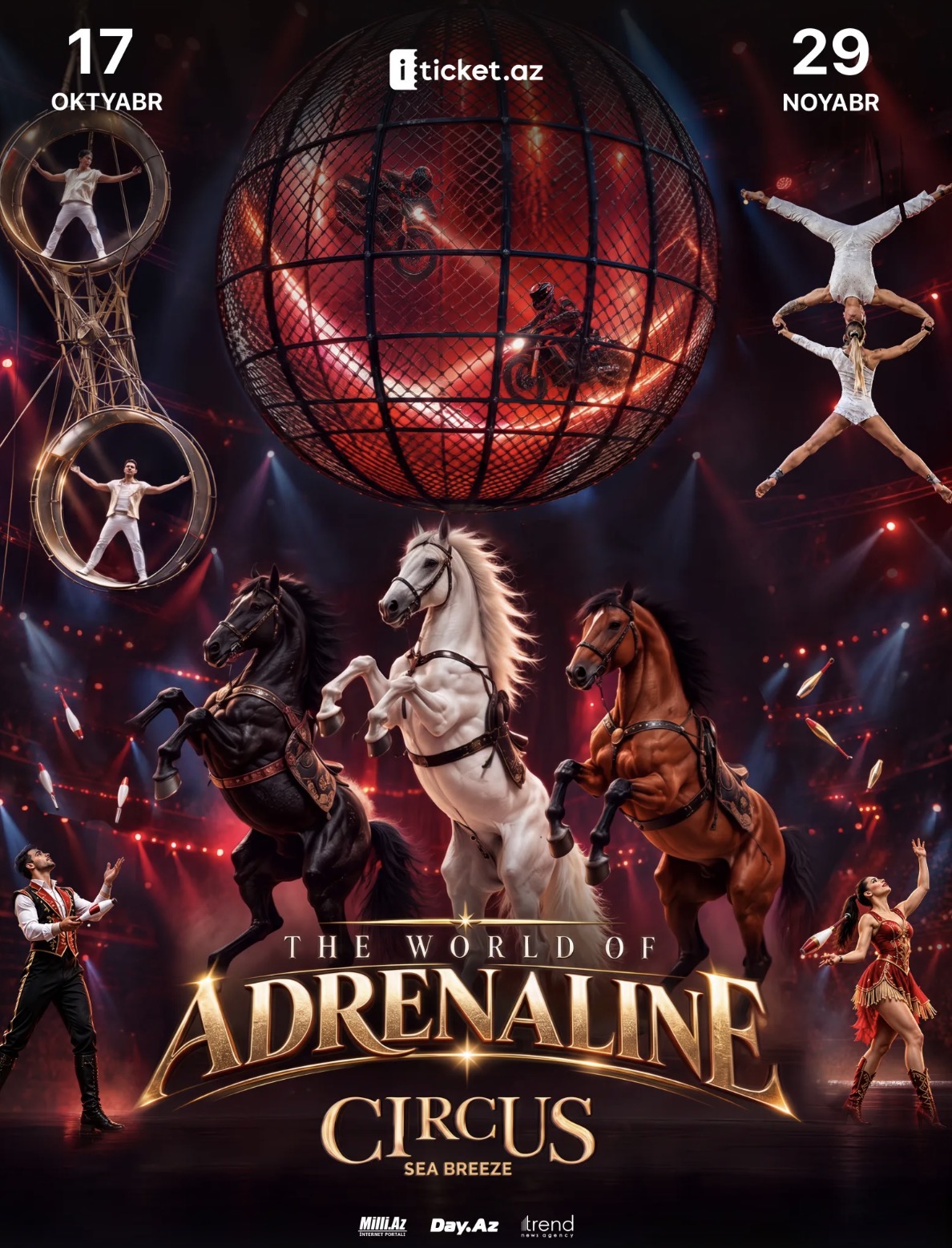 Bakıda "The World of Adrenaline" adlı yeni beynəlxalq sirk proqramı başlayır