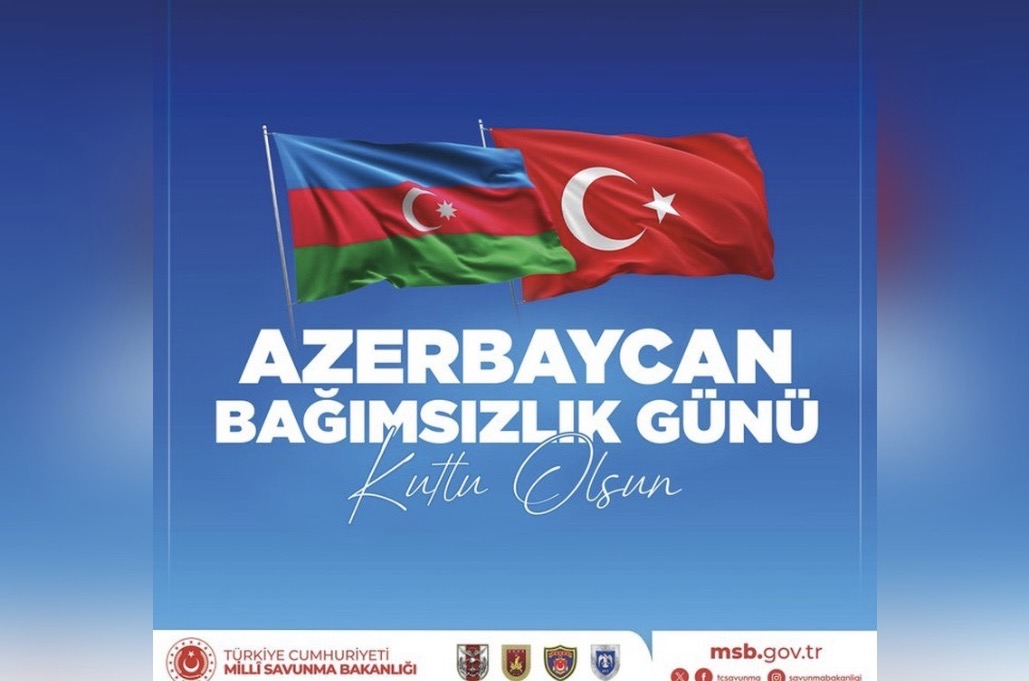 Türkiyə MN Azərbaycanı Müstəqillik Günü münasibətilə təbrik edib