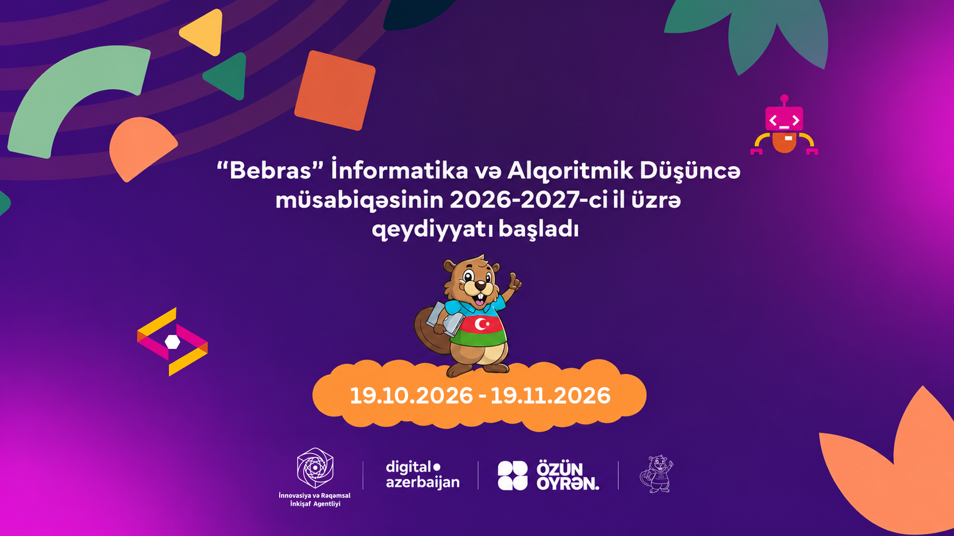 Məktəblilər üçün beynəlxalq informatika müsabiqəsinə qeydiyyat başladı