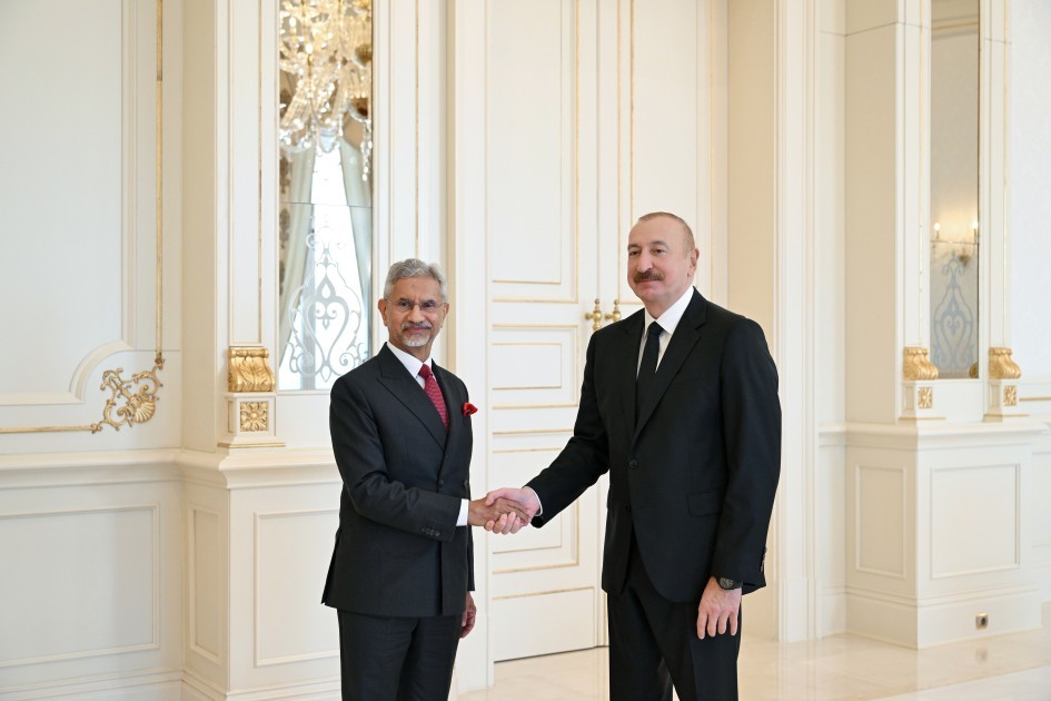 İlham Əliyev Hindistanın xarici işlər nazirini qəbul etdi - FOTOLAR