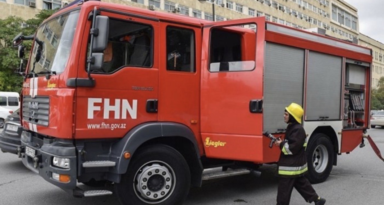 Zığda yaşayış binasındakı yanğın söndürüldü