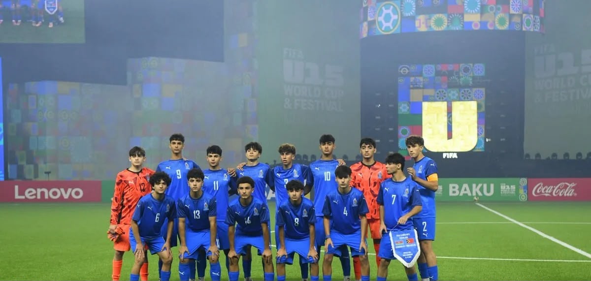 Azərbaycan komandası FIFA U-15 dünya çempionatına böyükhesablı qələbə ilə başlayıb
