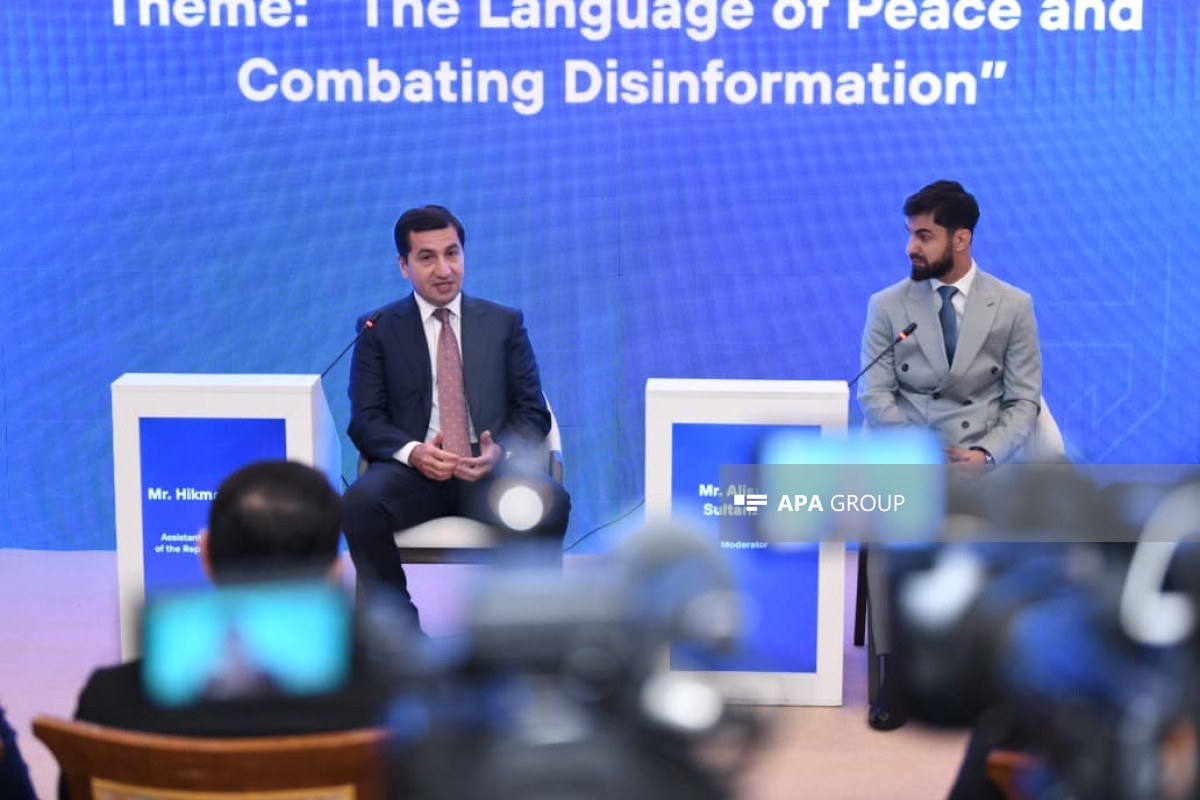 Hikmət Hacıyev: Süni intellekt və sosial medialar real həqiqətin tapılmasını çətinləşdirir