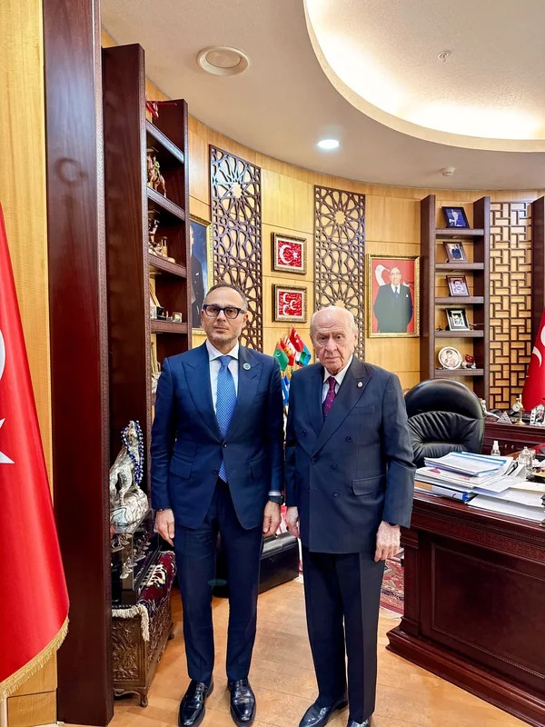 Türkiyədə Ramil Həsənlə Dövlət Bağçalı arasında mühüm görüş - Foto