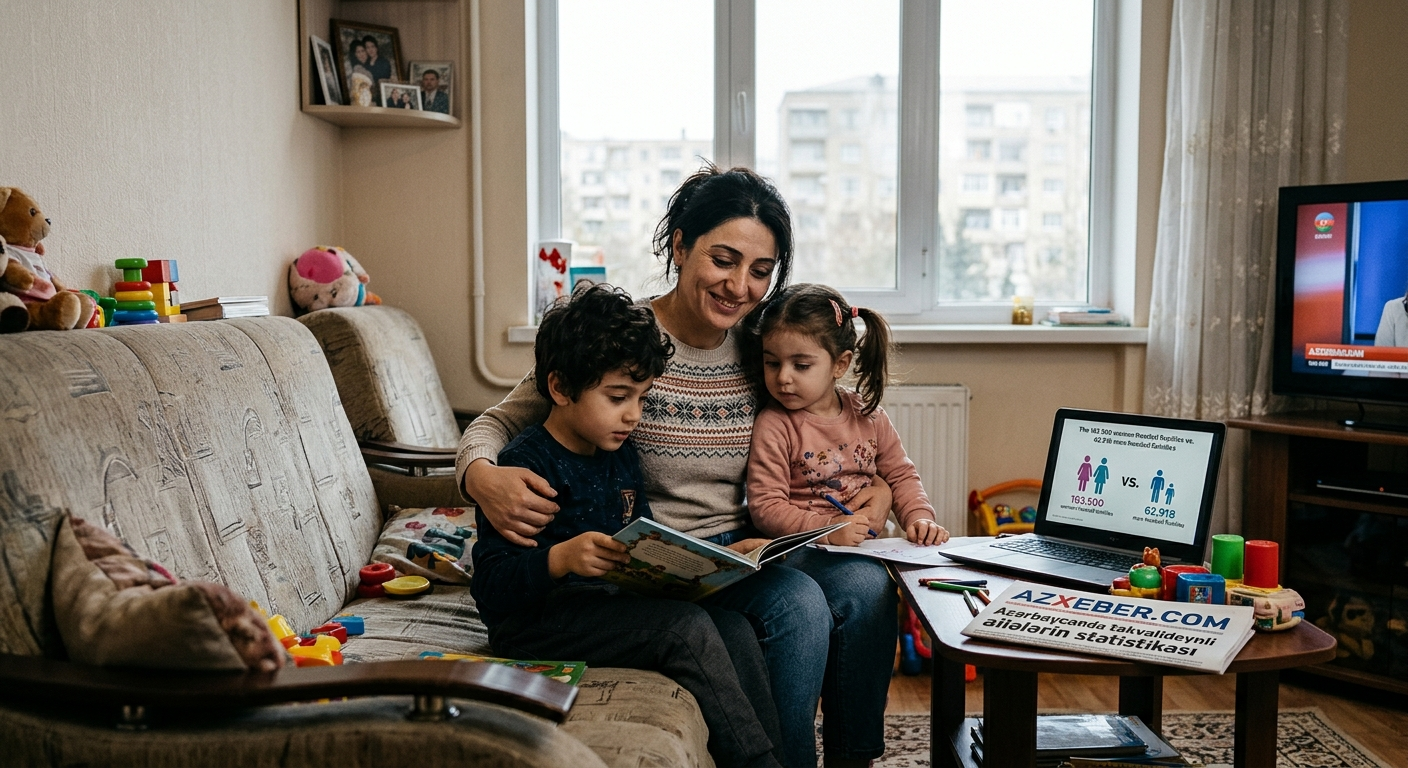 Azərbaycanda 163 min ailəyə qadın başçılıq edir – Rəsmi statistika