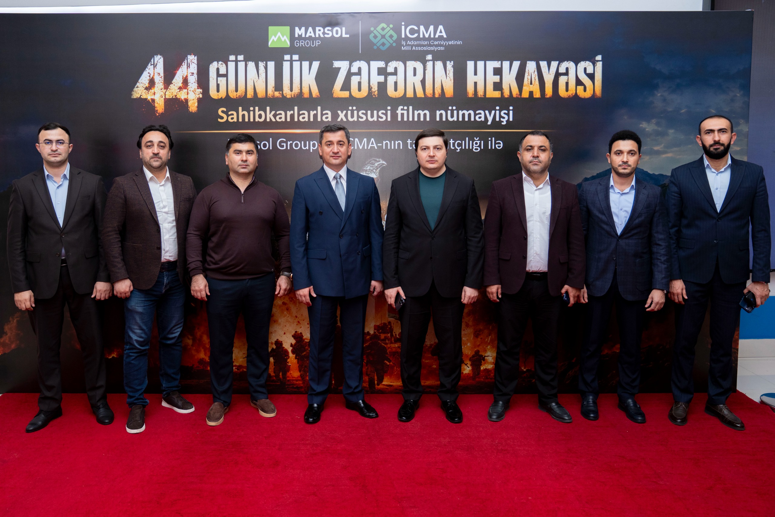 Sahibkarların iştirakı ilə “44” bədii filminin xüsusi nümayişi keçirildi - FOTOLAR