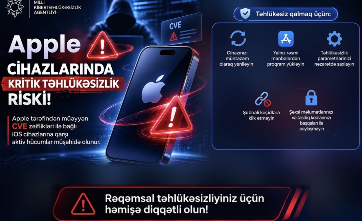 “Apple” istifadəçilərinin hesabları kütləvi şəkildə ələ keçirilir - Xəbərdarlıq