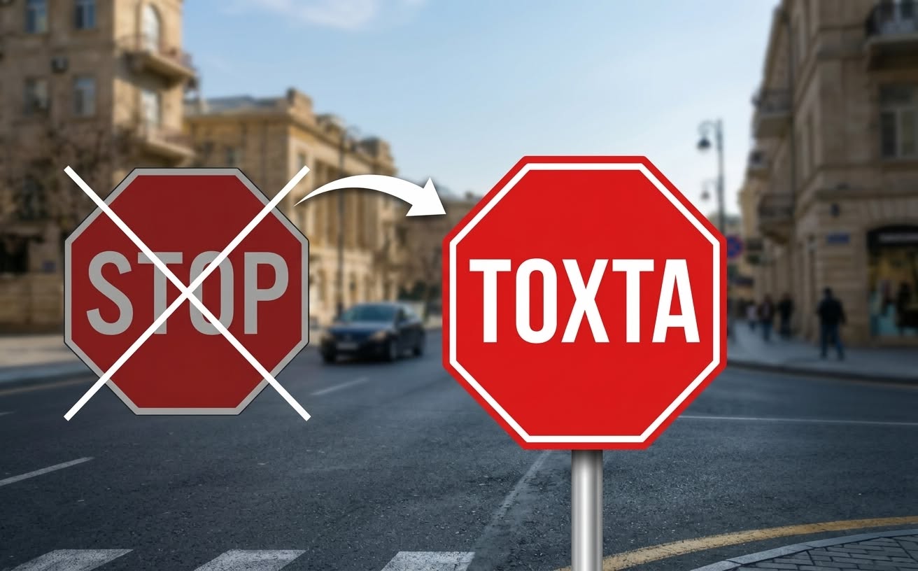 “Stop”u “Toxta” sözü ilə əvəzləyək”